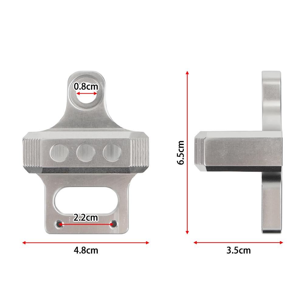 For Mac AEM Boost Controller Solenoid Valve Mount Holder Bracket Aluminum 3 Port