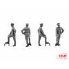 ICM 1/35 German Patrol (Infantry & Shoe Shine Boy 1939-1942) Plastic Model Kit 35561