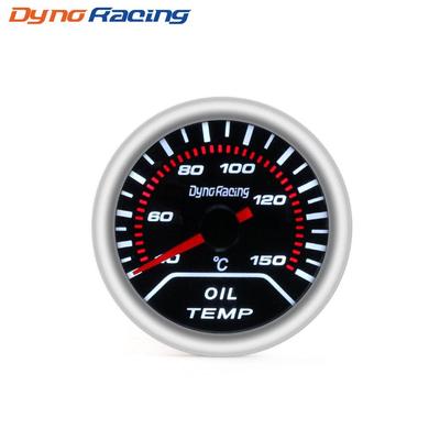 Wskaźnik temperatury oleju do dynoracingu 2"(52 mm) Smoke len 40-140 C wskaźnik stopni Wskaźnik temperatury oleju Miernik samochodowy z czujnikiem