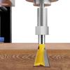6PCS Dovetail Router Bit Set Woodworking Milling Cutter Carving Tool Wood Router Bits Kit