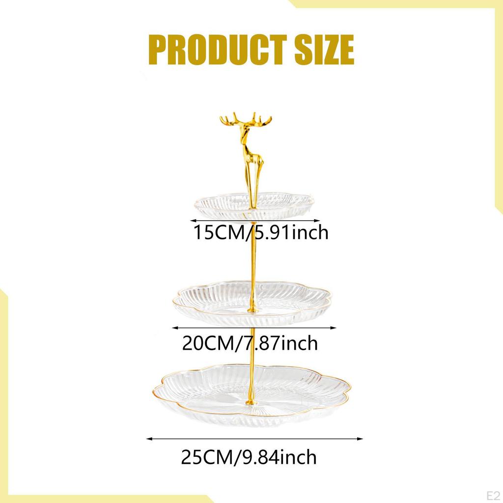 Cake Display Stand, Food Serving Tray, Fruit And Snack Rack For,