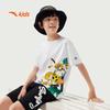 Anta Kids' Matthew the Long-tailed Leopard Breathable T-Shirt
