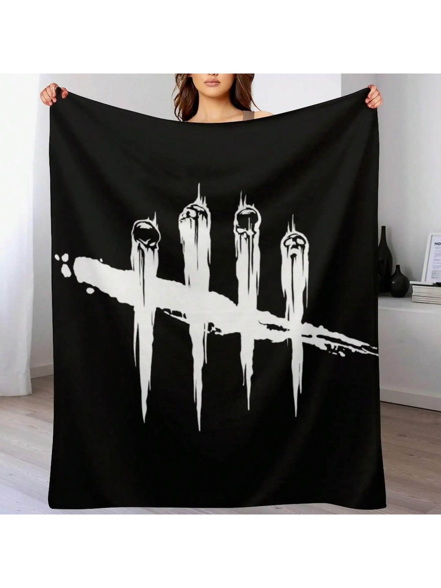 Dbd Logo Throw Blanket Personalized Gift Thermals For Travel Cute Plaid Bed Blankets 75X95CM