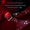 FRRK PU-10 Wearable Chastity Belt Accessories, Wine Red/Black Waistband Buckle for Leather Pants