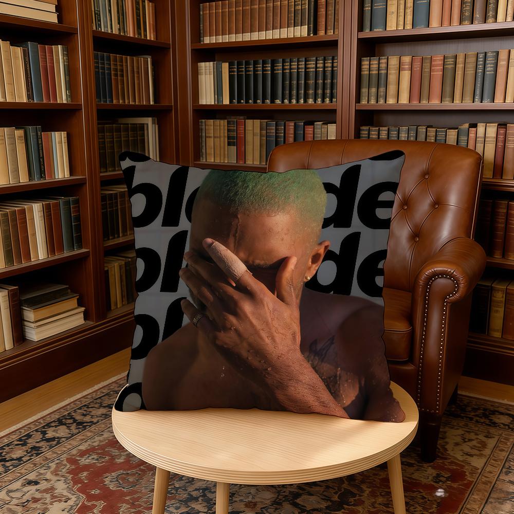 Creator Music F-Frank O-Ocean cushion cover Home Office Birthday Anniversary Gifts Soft Skin Friendly Cushion Cover