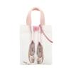 Large Capacity Ballet Shoulder Bag Canvas Mini Bag Pendant Toe Shoes Drawstring Bag  Travel