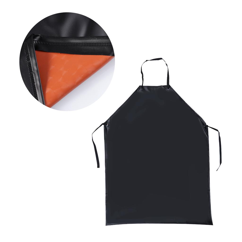 Schürze wasserdichte Schürzen Küche zum Geschirrspülen Gummi Vinyl Arbeit Kochen Hals Lätzchen Unisex Industrialchemical Chef Männer