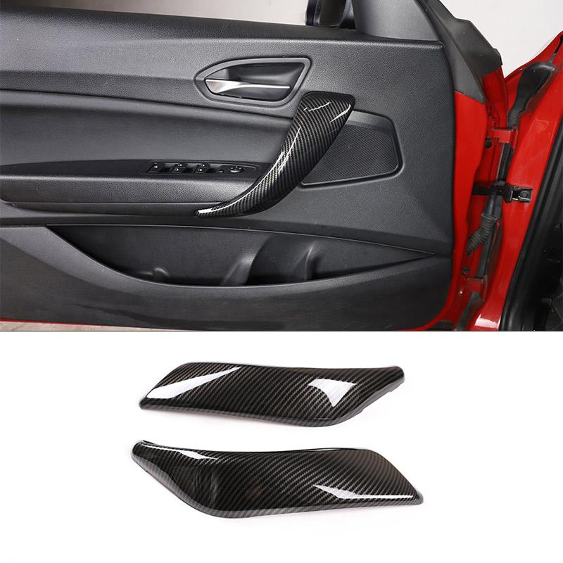 Für BMW 1 2er F20 F21 F22 F23 2012-2018 ABS Kohlefaser Auto Mittelkonsole Innendekor Aufkleber Autozubehör