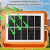 Rechargeable Solar Flood Light Outdoor Portable LED Reflector Spotlight Projector Floodlight Construction Lamp