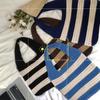 Spring Summer Stripes Beach Bag Simple Women's Shoulder Bags Trendy Knitted Handbags  Vacation