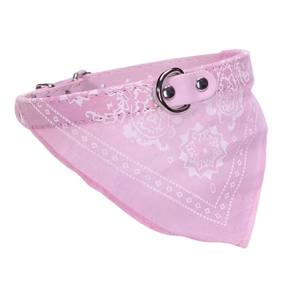 Triangle Cat Dog Bandana Soft Touch Fabric Reusable Colorful Bandana for Small Medium Large Dogs