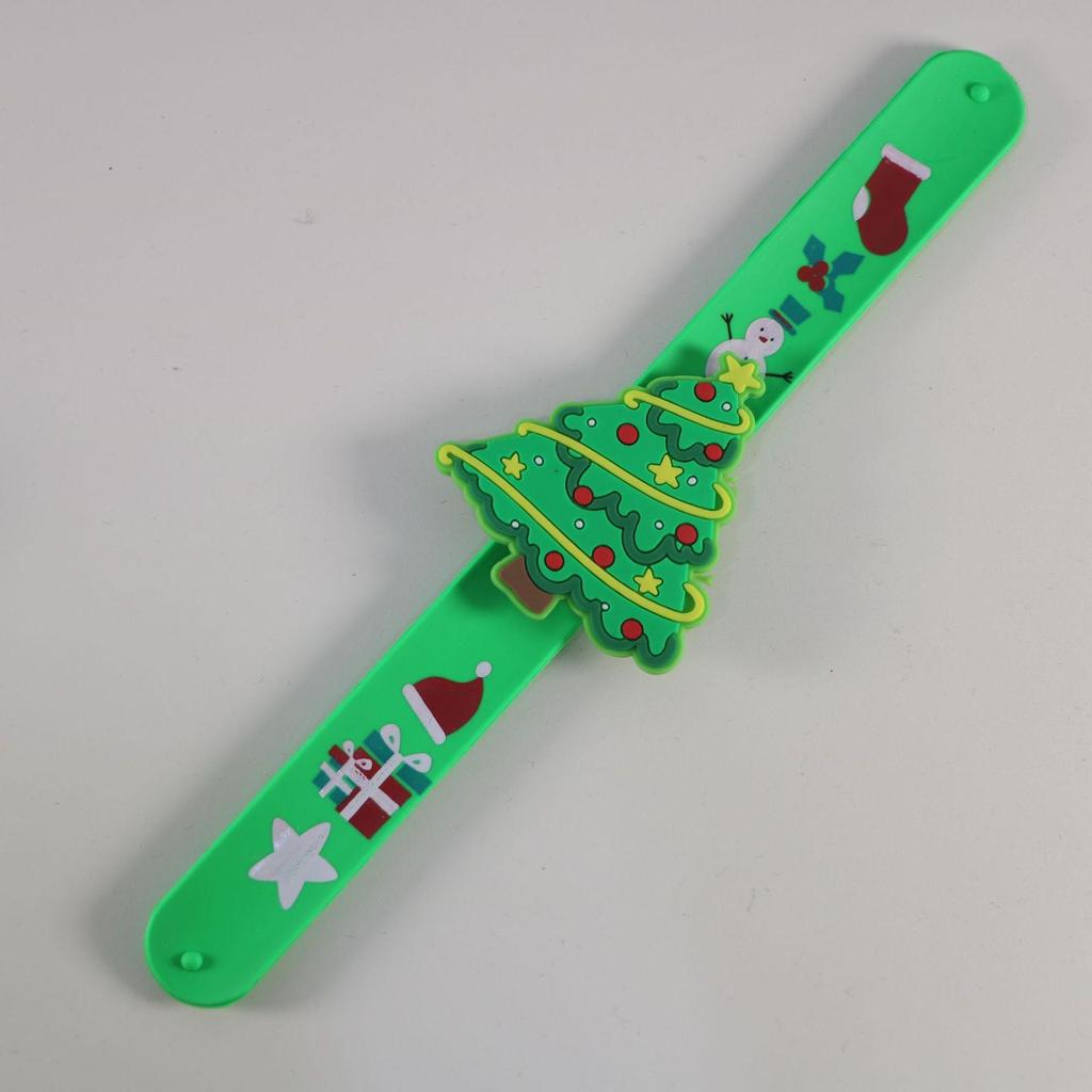 Children's Christmas Snap Bracelet – Holiday Themed Party Toy
