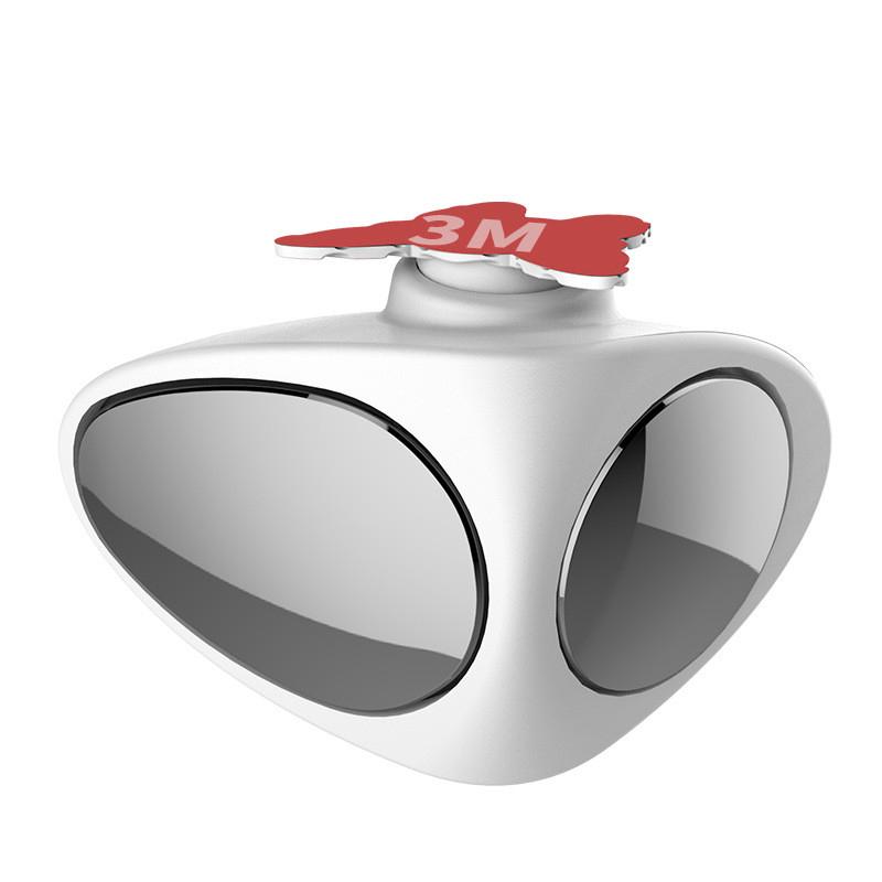 YASOKRO Auto-Spiegel für toten Winkel, Weitwinkelspiegel, 360-Grad-Drehung, verstellbarer konvexer Spiegel für sicheres Parken, Auto-Rückansicht