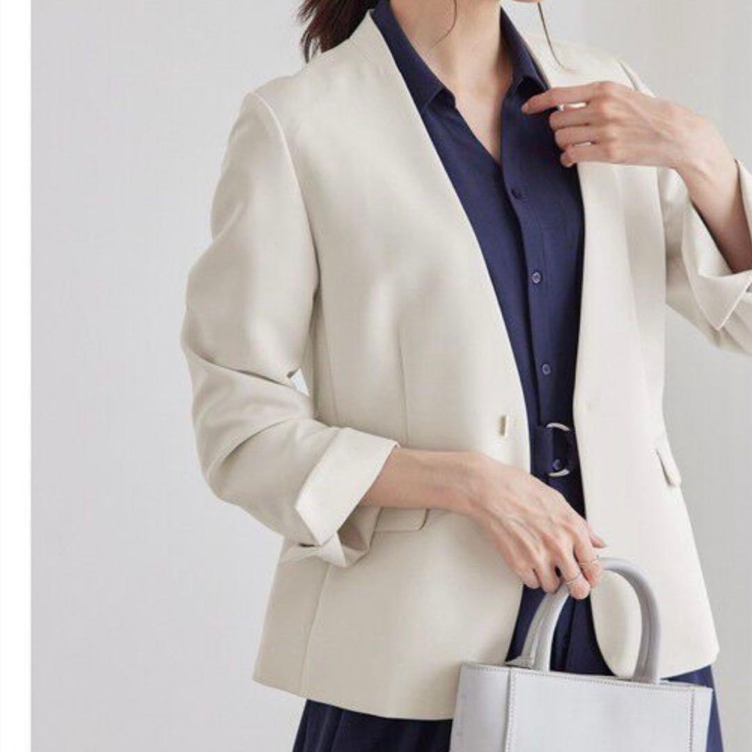 Rope Picnic 360 Ultra Stretch No Lapel Jacket Gray Sub