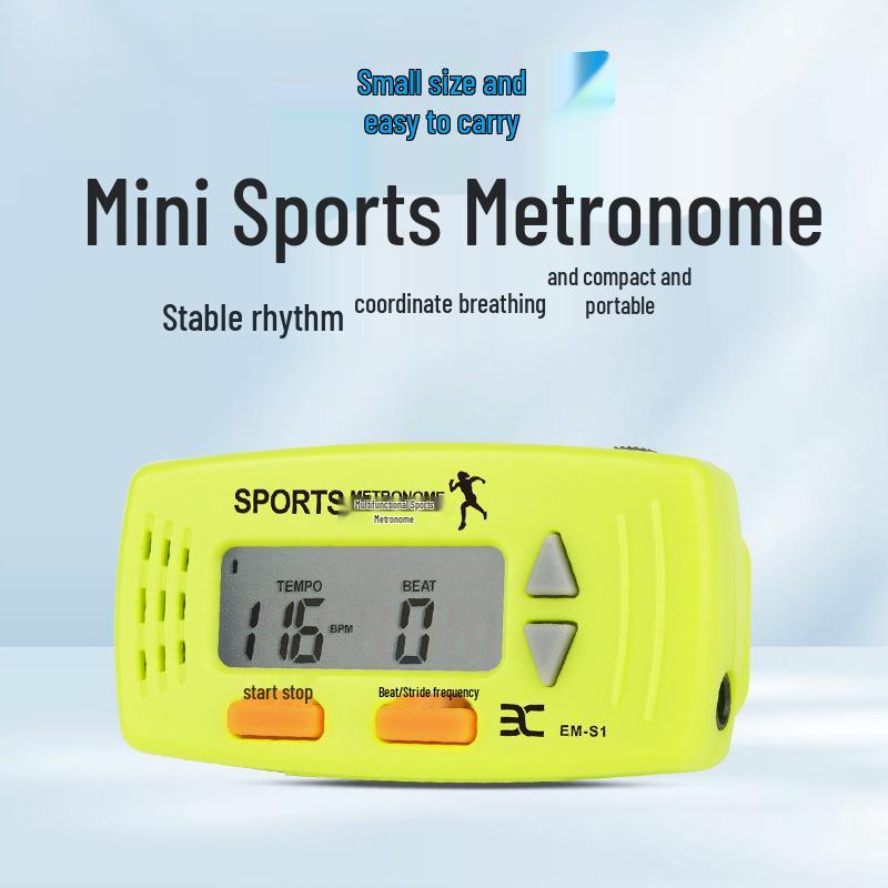 ENO Jogging Metronome: 180 BPM Stationary Running Beat Device & Jump Rope Rhythm Watch зелёный