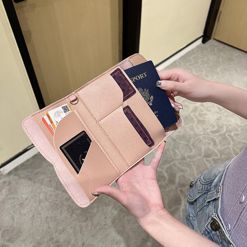 2025 New Pu Leather Mini Change Bag Multi-mezzanine Card Bag Passport Holder Small Square Bag In Hand