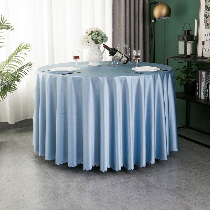 

Скатерть для стола отеля круглая Скатерть из плотной ткани Сатин Трибьют Большая круглая скатерть Нарядная Ресторанная круглая Тип Круглая скатерть Sky Blue Other size pro shoot