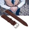 Correa de reloj universal de cuero PU ajustable para hombre y mujer, repuesto de 20 mm, marrón
