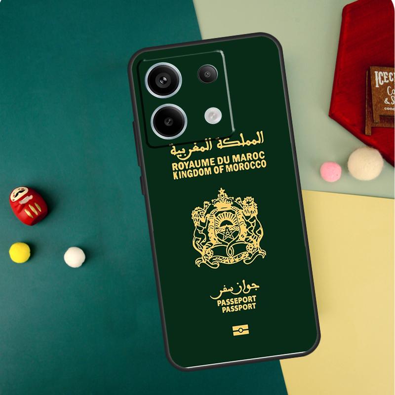 Maroc Morocco Flag Case For Xiaomi Redmi Note 12 11 10 9 13 Pro Plus 9S 10S 11S 12S Redmi 13C 9C 10C 12C Cover