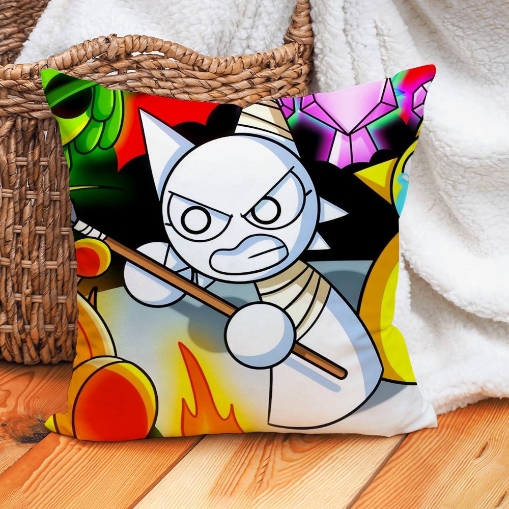 Game Sprunki Incredibox Pillow Case Home Cushion Cover Suitable For Office Sofa Car Suitable For All Seasons
