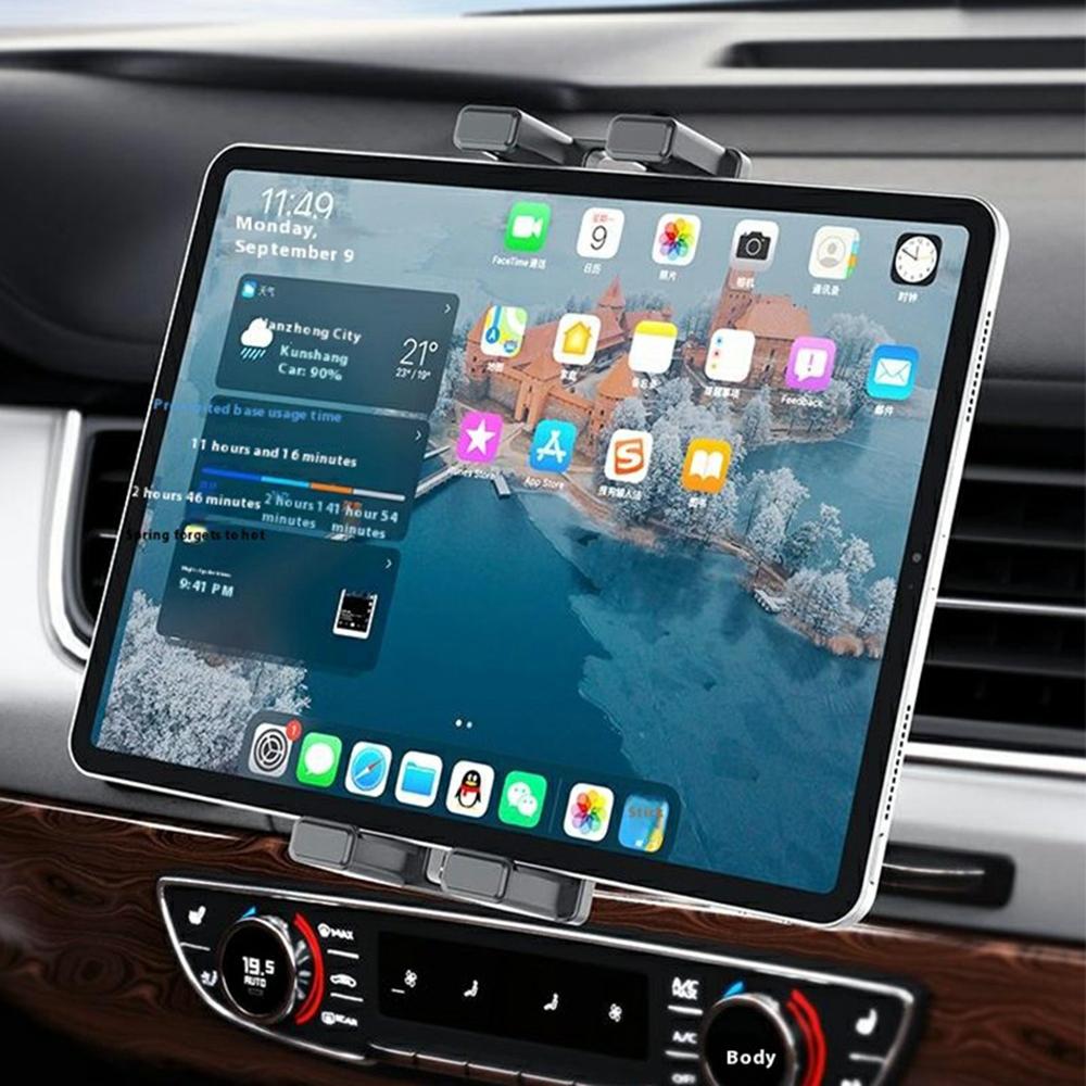 C259 Auto Lüftungshalterung 360 Grad Drehung 7-12,9 Zoll Telefon Tablet Halter