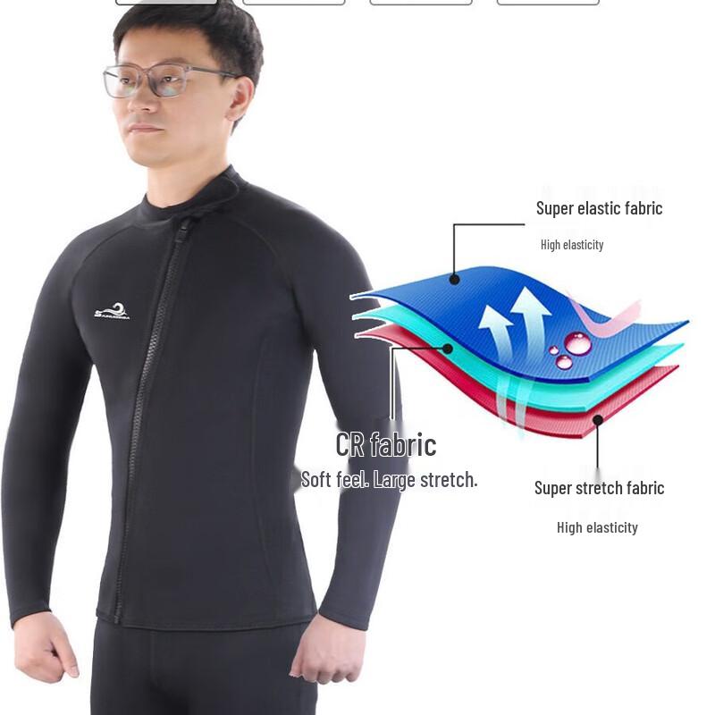WATERTIME 3mm Long-Sleeve Neoprene Wetsuit