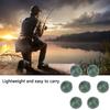 100PCS Soft Fishing Rig Beads 8mm Diameter Fishing Shock Beads  For Terminal Rig Tackle