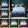 Geometric Shape Simple Wind 3D Quilt Cover Three-Piece Bedding