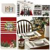 4 Pcs Wrinkle-Proof Nutcrackers Christmas Placemats Soft Tablecloth Christmas Table Mats  Party