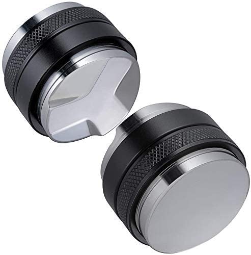 NEOUZA 58mm Coffee Distributor & Tamper 2 In 1, Dual-Head Coffee Leveler Fits E61 Group Machines