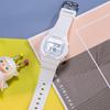 Casio BABY-G series sports waterproof watch student fashion electronic watch trendy women's small square quartz movement resin strap BGD-560-7PR