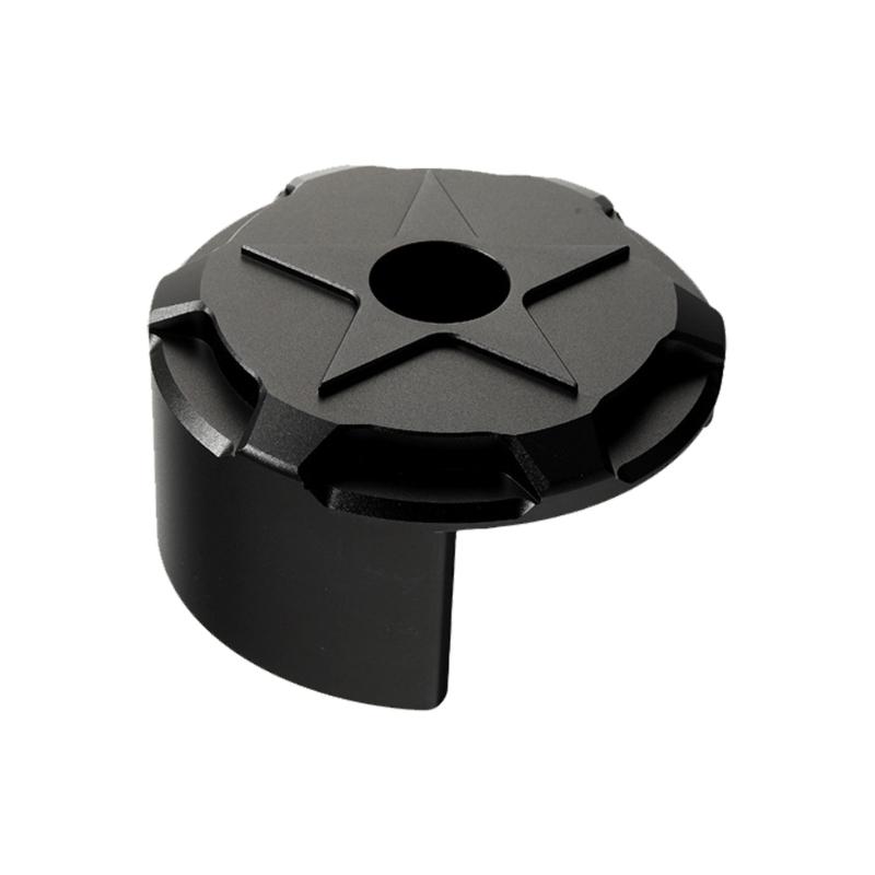 

Quick Installation Aluminum Rear Brake Spring Cover for Select Model Enhanced Style and Durability чорний