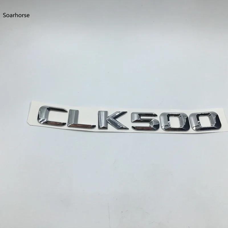 3D ABS For Mercedes-Benz W209 CLK Class CLK55 CLK63 CLK200 CLK220 CLK230 CLK550 Emblems Tail Logo Chrome Stickers Accessories