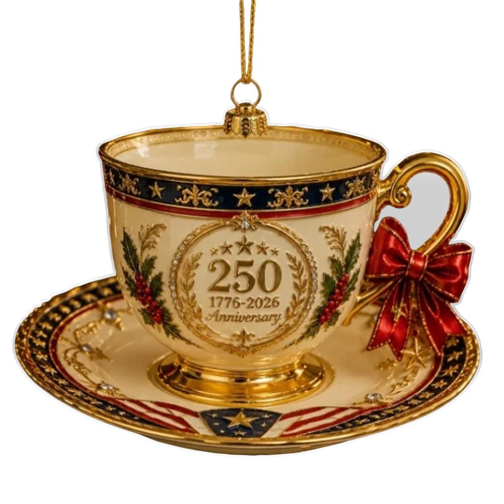 0th Anniversary Christmas Ornament Commemorative Holiday Tree Hanging Decoration
