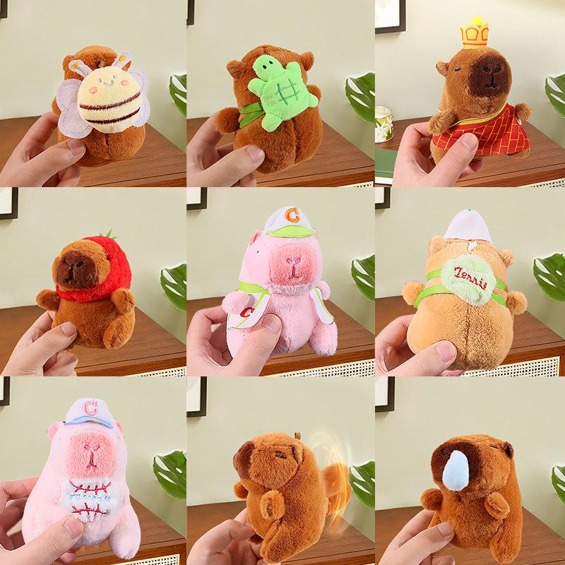 Capybara Plush Keychain Ornament Toy