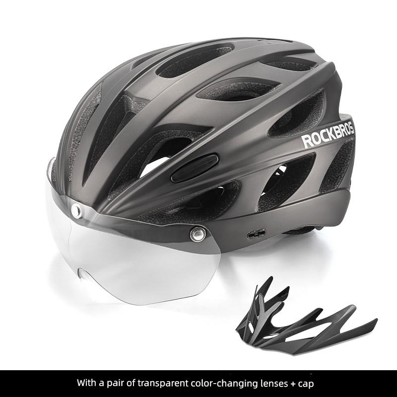 Rockbros Cycling Helmet Restraint Goggles Mountain Bike Helmet Helmet Integrated Molding Men's and Women's Equipment
