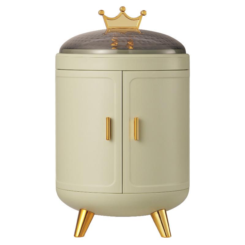 

Crown Design High-End Jewelry Box Anti-Oxidation Storage Display Organizer for Rings Necklaces Earrings Studs