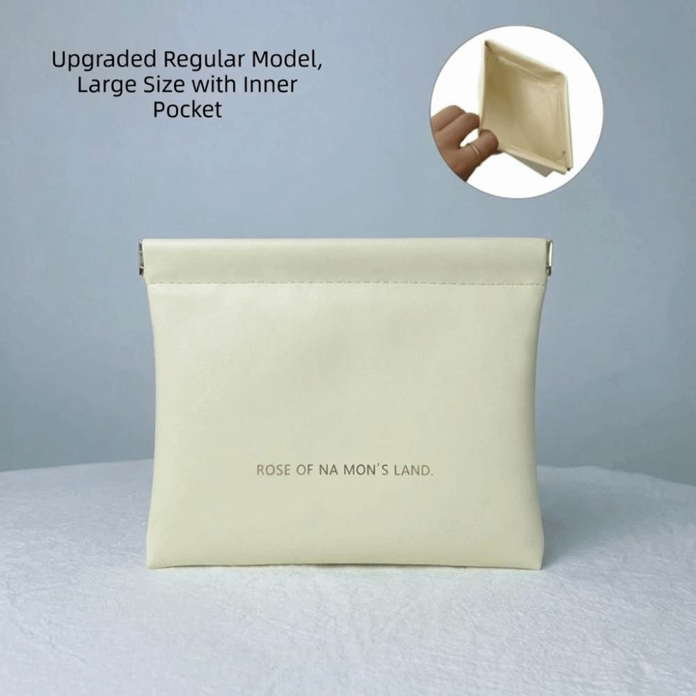 Fashion With Inner Bag Lipstick Makeup Bag Portable Mini Jewelry Handbag Simple PU Key Small Bags for Women Girls
