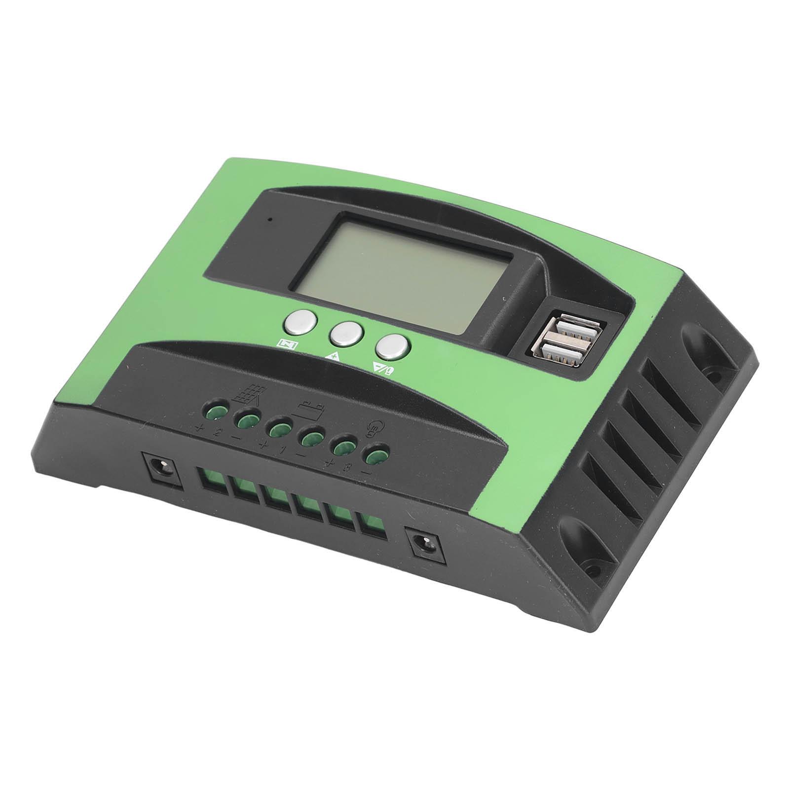 

Контроллер заряда от солнечной батареи ЖК-дисплей Фотоэлектрическая солнечная панель Интеллектуальный регулятор 12В 24В 100А