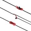 Reflective Tent Guy Line with Rope Tensioners 50 m 3 mm