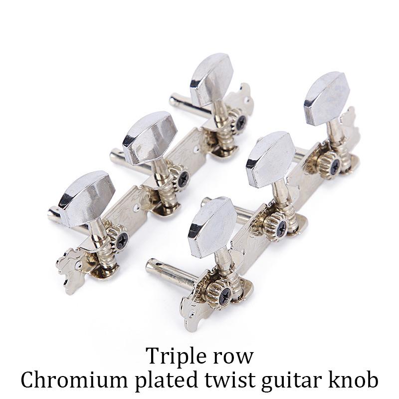 6 Pieces Guitar String Buckle Accessories Triple Tuner Guitar String Tuning Nails Replacement Parts for Guitar