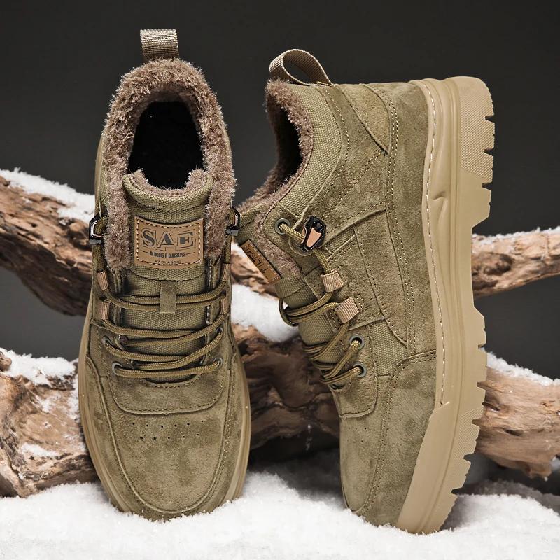 Loafers Casual Sneaker Casual Shoes Leather Shoes Male Sneakers Sports and Leisure High Boots Winter Sport Shoes for Men Fashion