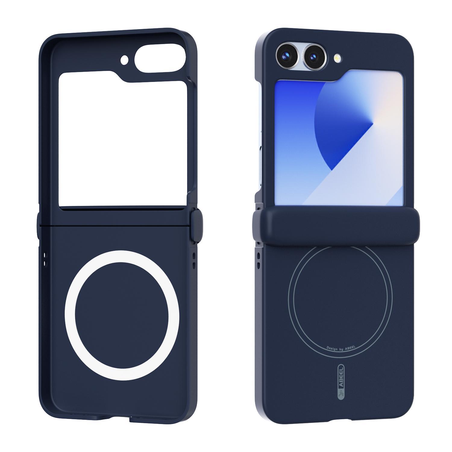 

3 in1 Liquid Silicone Invisible Case For Samsung Galaxy Z Flip 6 Flip6 Magnetic Wireless Charging Shockproof Protective Cover Liquid silicone&Galaxy Z Flip6