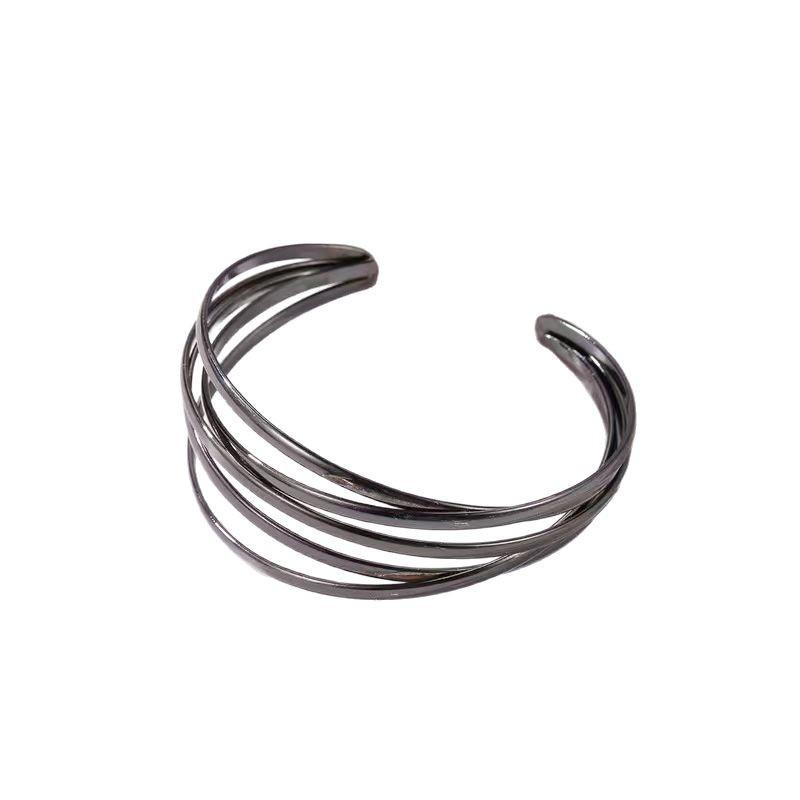 Fashion C-Shaped Bracelet, High-End Multi-Layer Open Bracelet, Cold And Trendy Personality Arm Ring