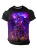 Summer Daily Casual 3D Dragon Print Men's T-shirt Men's Street T-shirt Outdoor Sports Short Sleeve Urban Fashion Men's T-shirt
