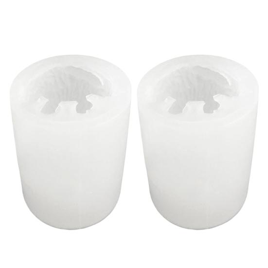 Silicone Ice Cube Tray Highland Cube Mold Flexible Cow Ice Reusable Animal Shaped Ice Maker