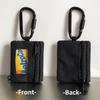 Multi Functional Mini ID Card Holder Mens and Womens Bank Credit Card Key Bus Subway Cards Sports Zipper Pouch with Lanyard