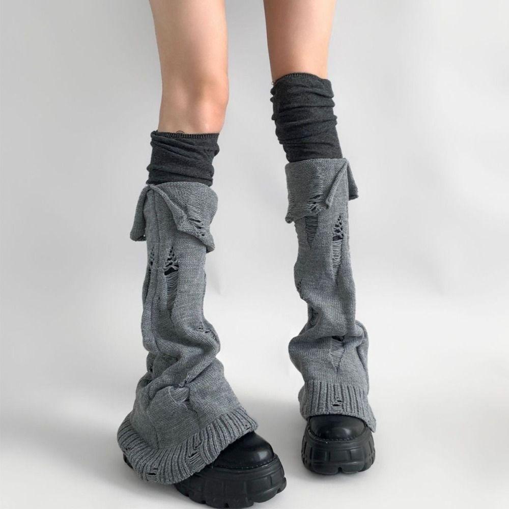 Flare Design Lace Leg Warmer Lace Trim Thigh High Socks New Y2k Socks  Japanese Style