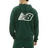 New Balance Logo Fleece Hoodie Asia Sizing 'Nightwatch Green' Men's AMT23511-NWG