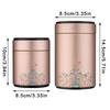 Portable Small Tea Packaging Box Tinplate Storage Can Exquisite Prints Empty Tea Tin Can Household Green Black Tea Sealed Jar